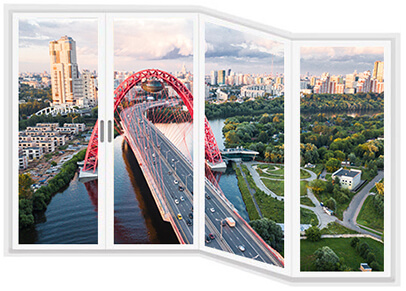 Балкон Сапог - Холодное остекление