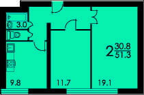 Планировка - 2 фото - Умные Окна